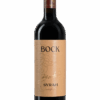 Bottle of Bock Syrah red wine with a tan label and gold script visible on the front